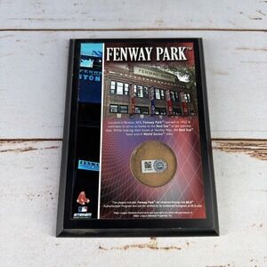 Steiner Sports Memorabilia Authentic Fenway Park Dirt Boston Red Sox